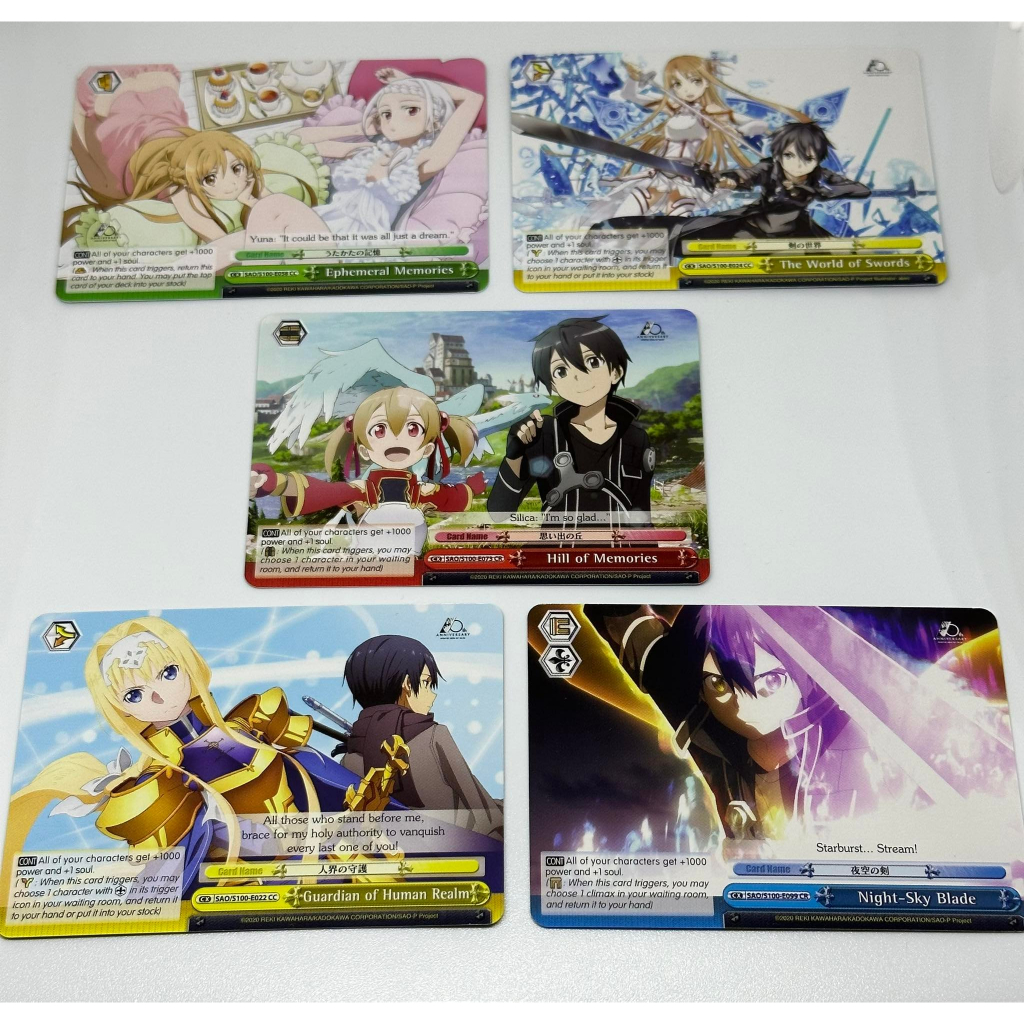 (Climax) Sword Art Online 10th Anniversary Trading Card Game Weiss