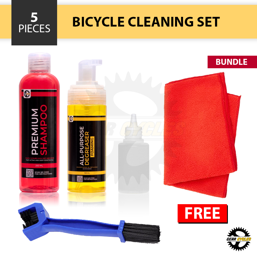 (BUNDLE) Gear Cycles Foaming Degreaser Shampoo Chain Lube Mountain Bike