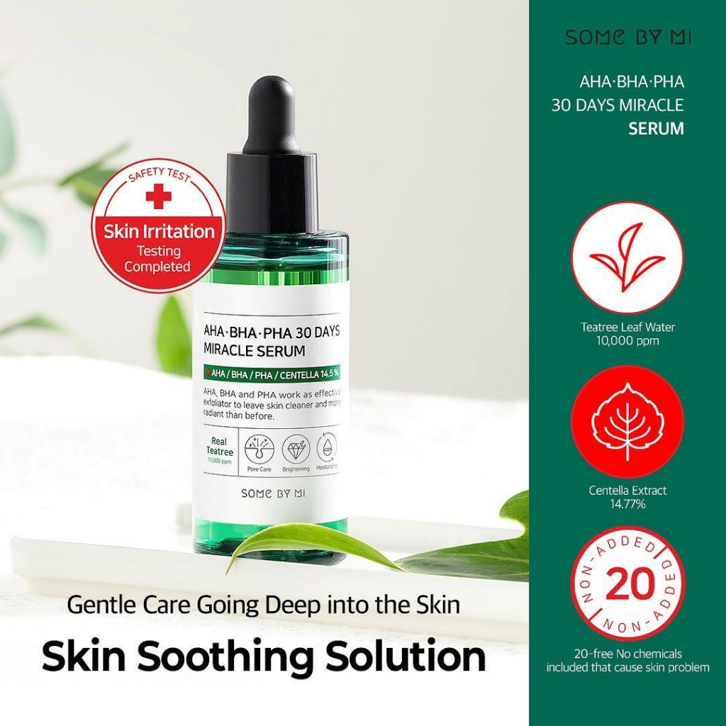Sérum Some By Mi AHA BHA PHA Miracle 30 Jours - 50 Ml - Soin Jour - Neuf