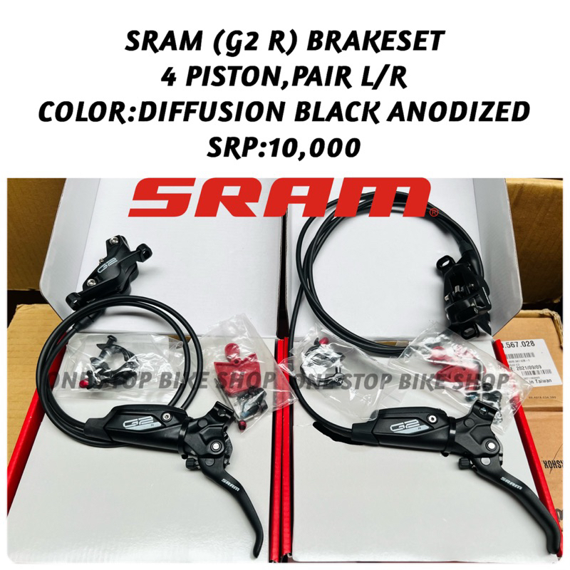 SRAM (G2 R) BRAKESET 4 PISTON,PAIR L/R | Shopee Philippines