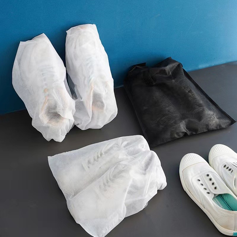 Non-Woven Cloth Drawstring Shoes Storage Bag Dust Bags Travel Pouch for ...