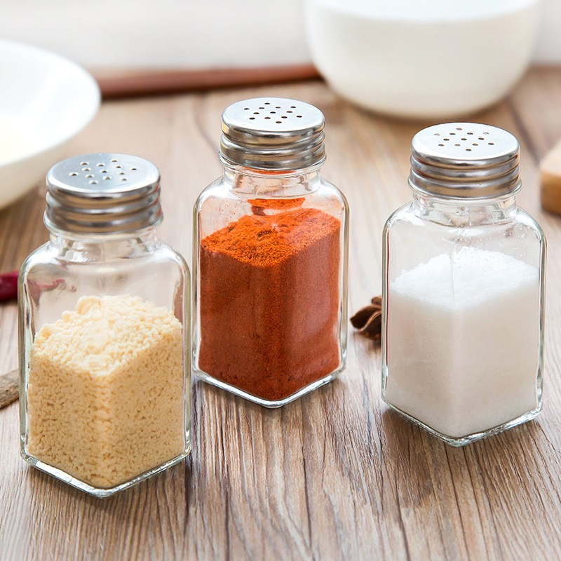 Kitchen Condiment Container Sugar Salt Pepper Flour Bottle | Shopee ...