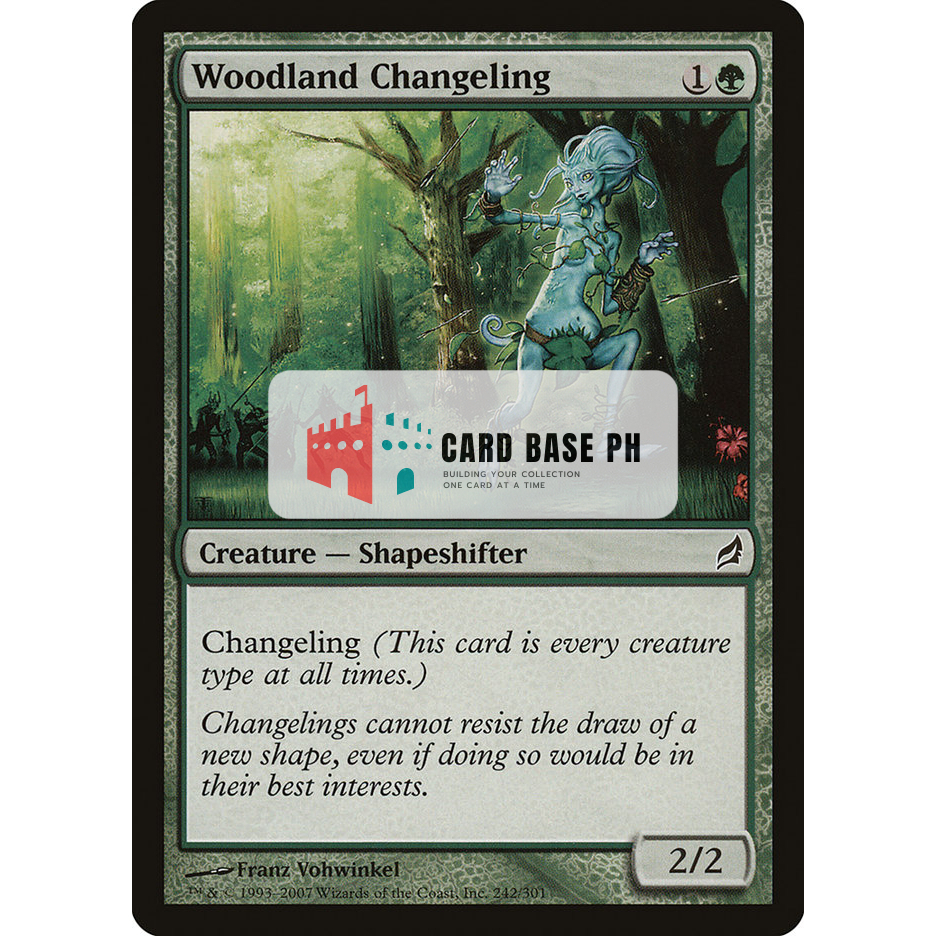 Woodland Changeling Magic the Gathering Trading Card Shopee Philippines