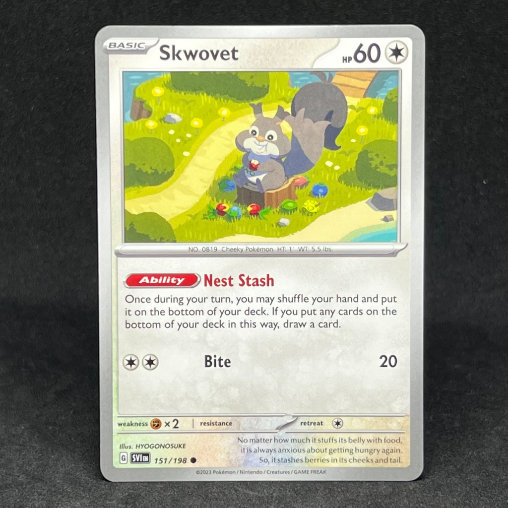 Pokemon TCG Skwovet Common 151/198 2023 Scarlet & Violet Base Set Trading |  Shopee Philippines