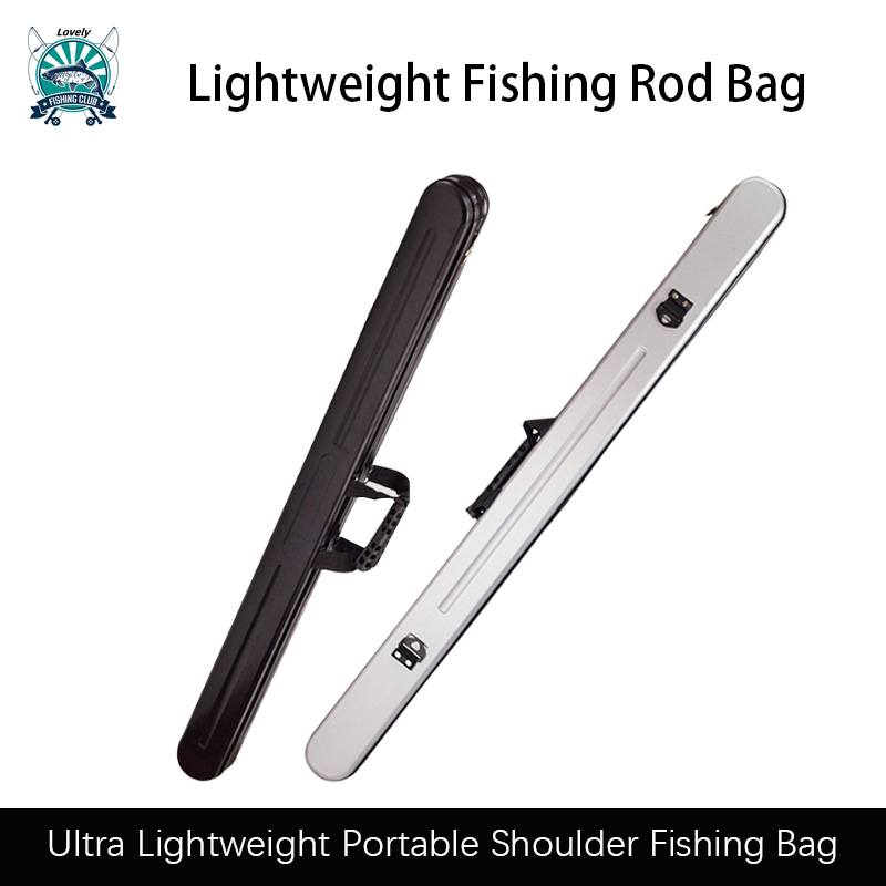 Fishing Rod Bag Lightweight Hard Shell Waterproof 9 * 9PVC Fishing Rod