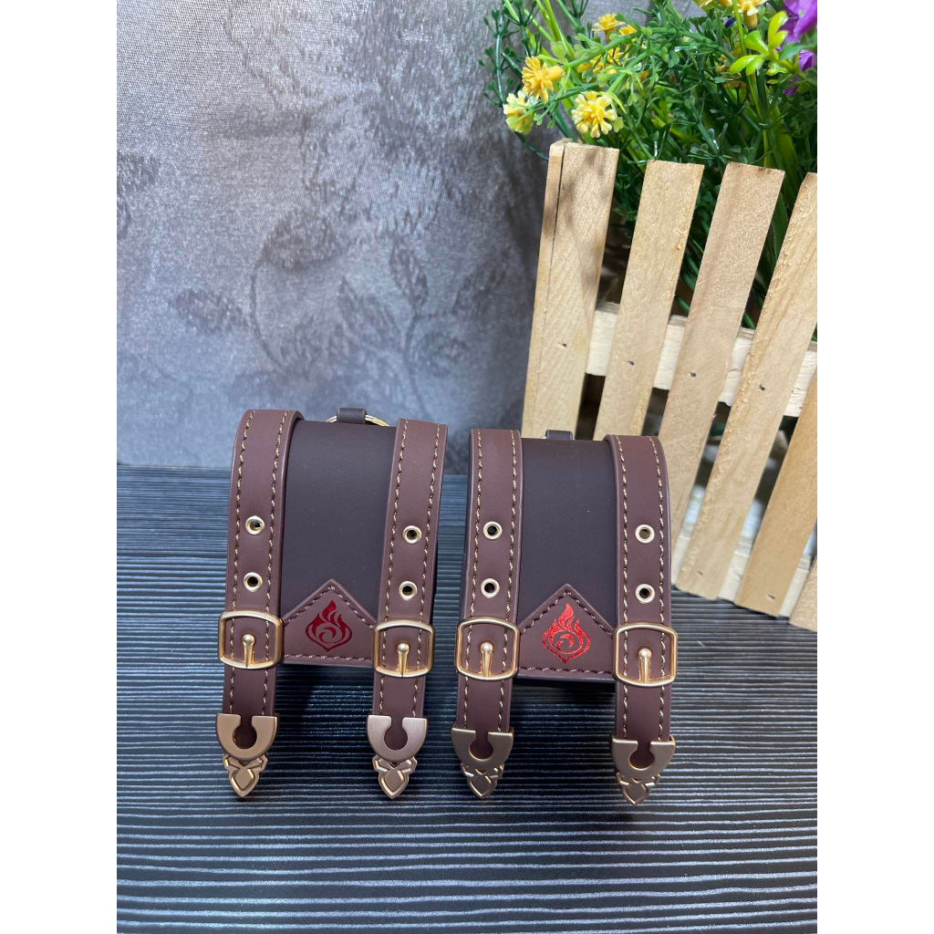 Get shin impact Klee mini bag pack keychain Mini Leather Fanny Bag