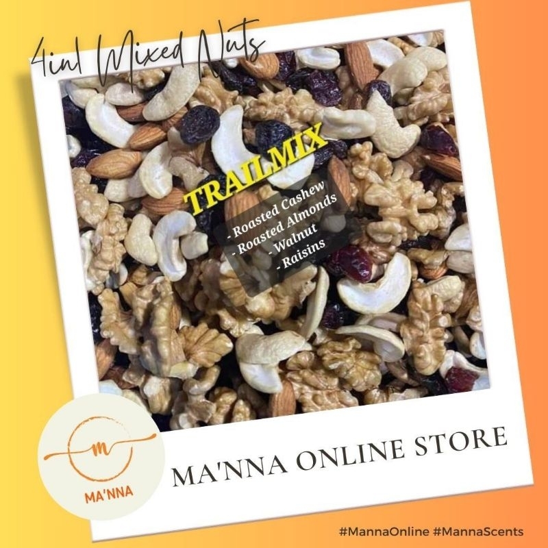 Mixed Nuts (4in1 Trail Mix Nuts) 100g500g Shopee Philippines