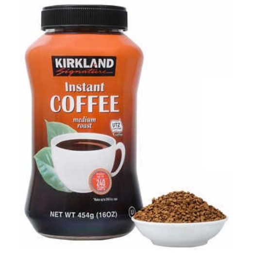 Instant Coffee Kirkland Signature medium roast Instant Coffee 16 oz