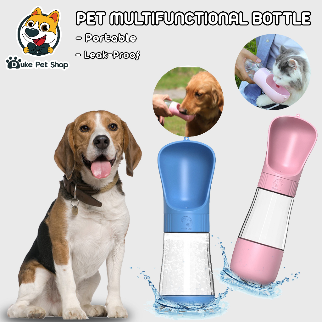 Dog Travel Water Bottle Pet Outdoor Portable Drinking Bottle Water