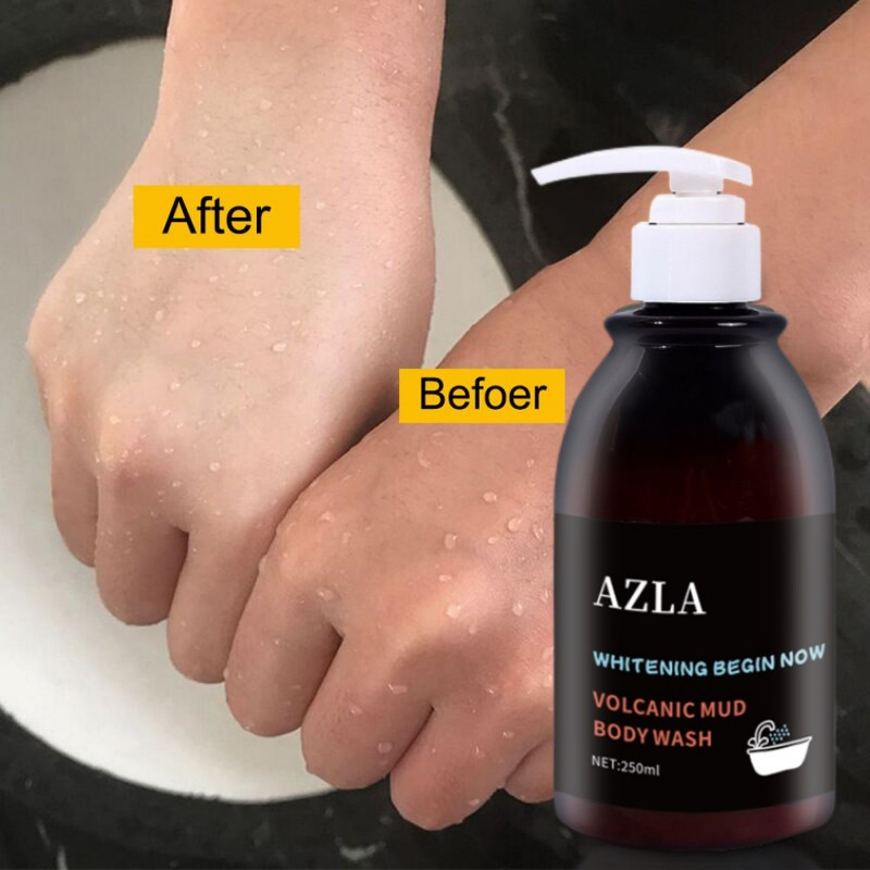 Volcanic Mud Body Wash Shower Gel Deep Sea Mud Whitening Body Longterm