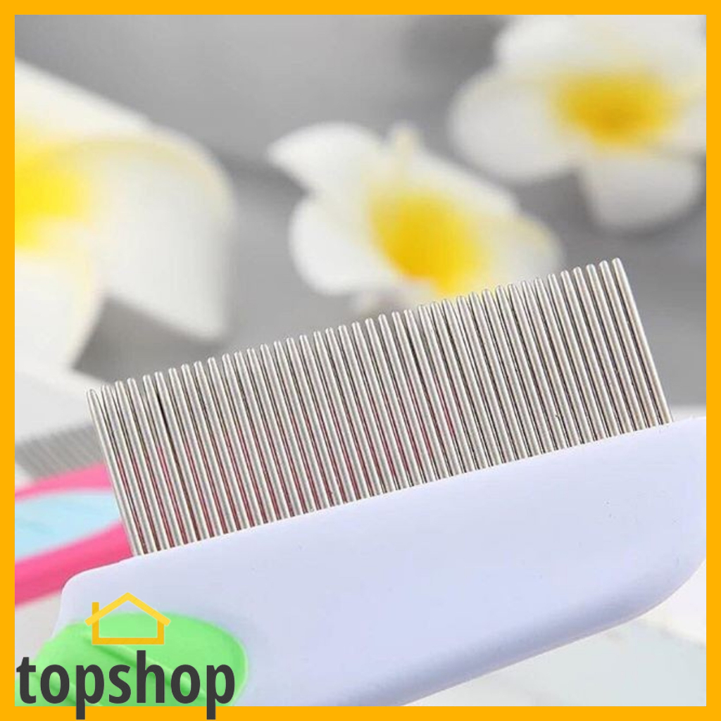 TOPSHOP Stainless Steel Magic Comb with Handle Head Lice Comb Easy Grip ...