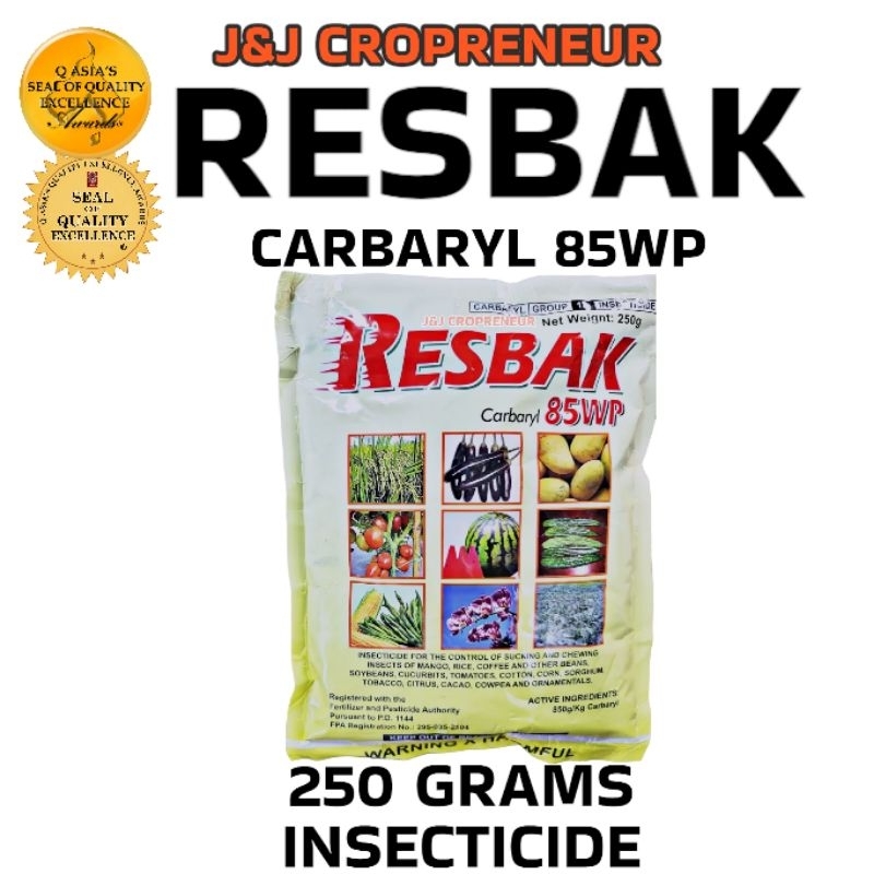 RESBAK 85WP CARBARYL / LIKE SEVEN ELEVEN (50 GRAMS / 250 GRAMS ) BY ...