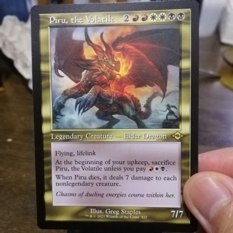 1 Piru, the Volatile MH2 modern horizons 2 MTG card magic commander EDH