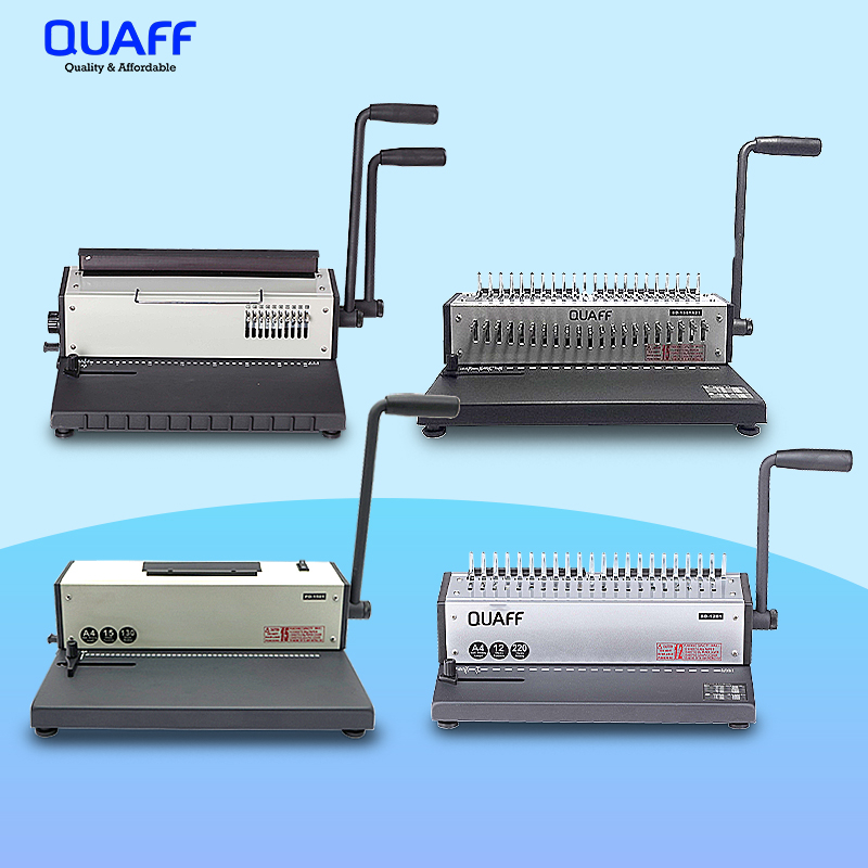 QUAFF Binding Machines A4SIZE Ring Binding Machine // Wire Binding