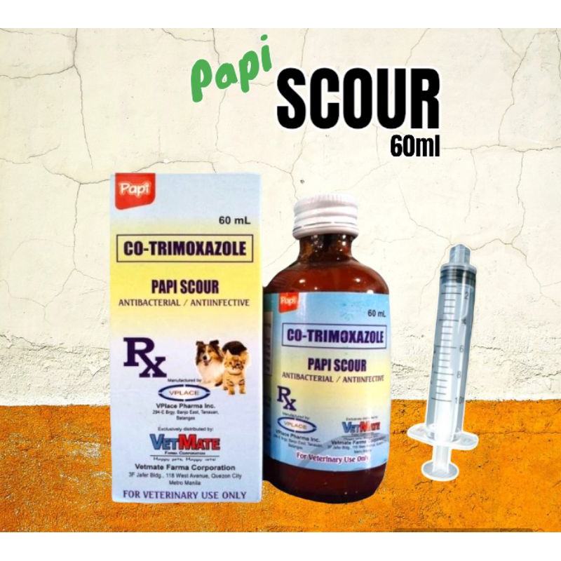 Papi Scour Antibacterial for Dogs and Cats (60ml) Shopee Philippines