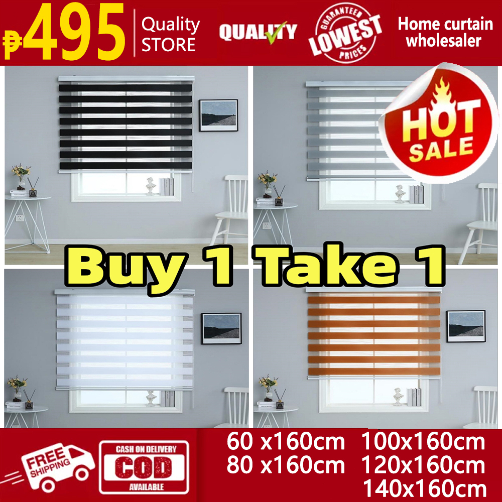 NEW 10 Color Buy 1 Take 1 Korean Blinds For Windows Duo