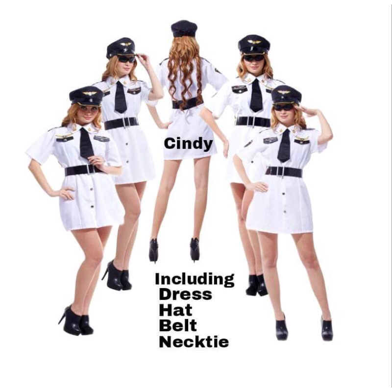 Pilot Girl Costume For Adult | Shopee Philippines