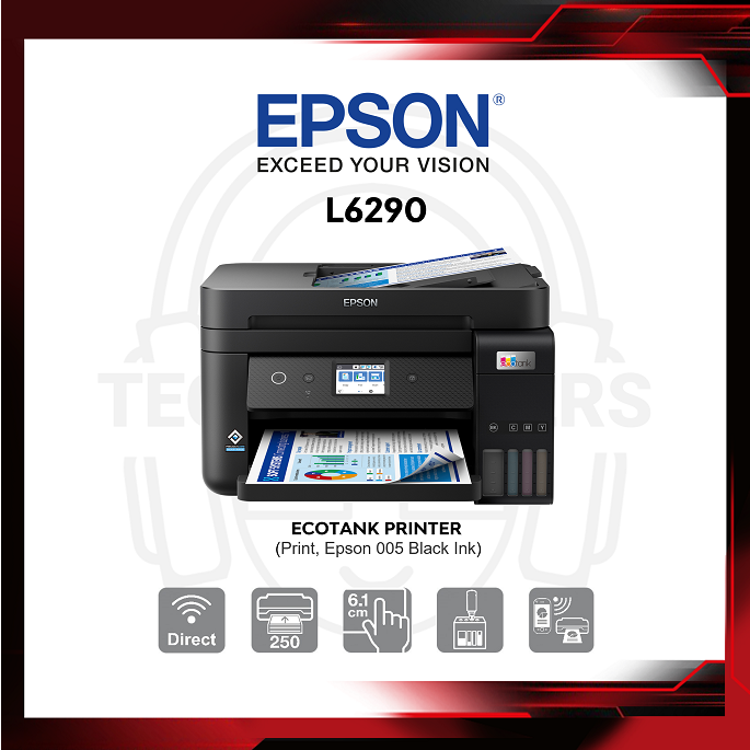 Epson L6290 Printer (Wifi-Print-Scan-Copy, Auto-Duplex, PrecisionCore ...