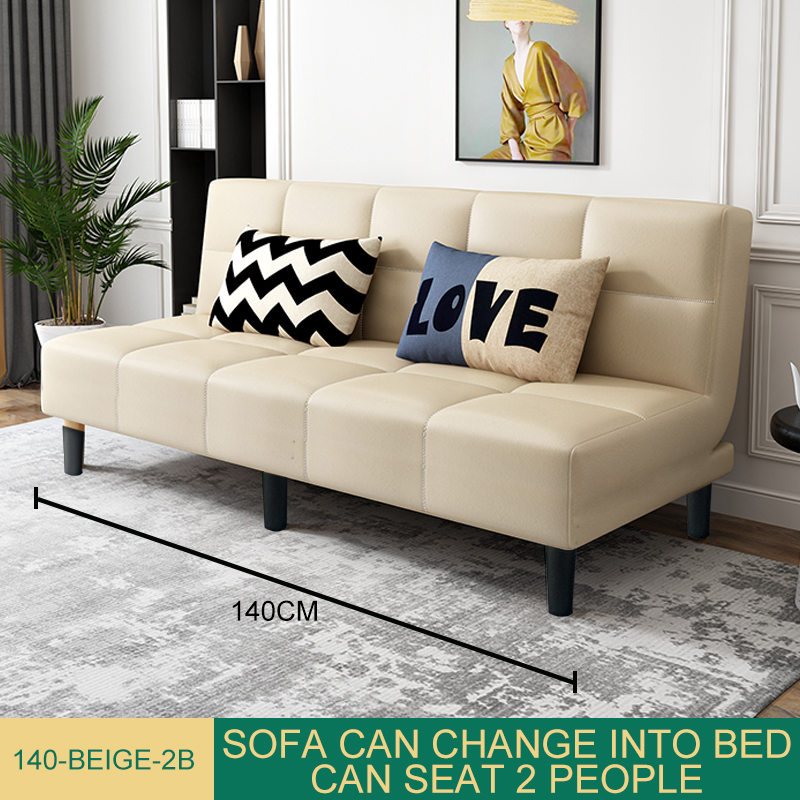 Sofa Foldable Sofa Bed Double Size Solid Wood Sofa Bed Queen Size Lazy ...