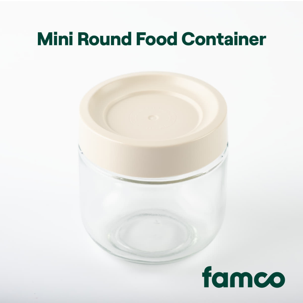 Famco Mini Food Container 300ml Airtight Storage Jar for Fresh Food