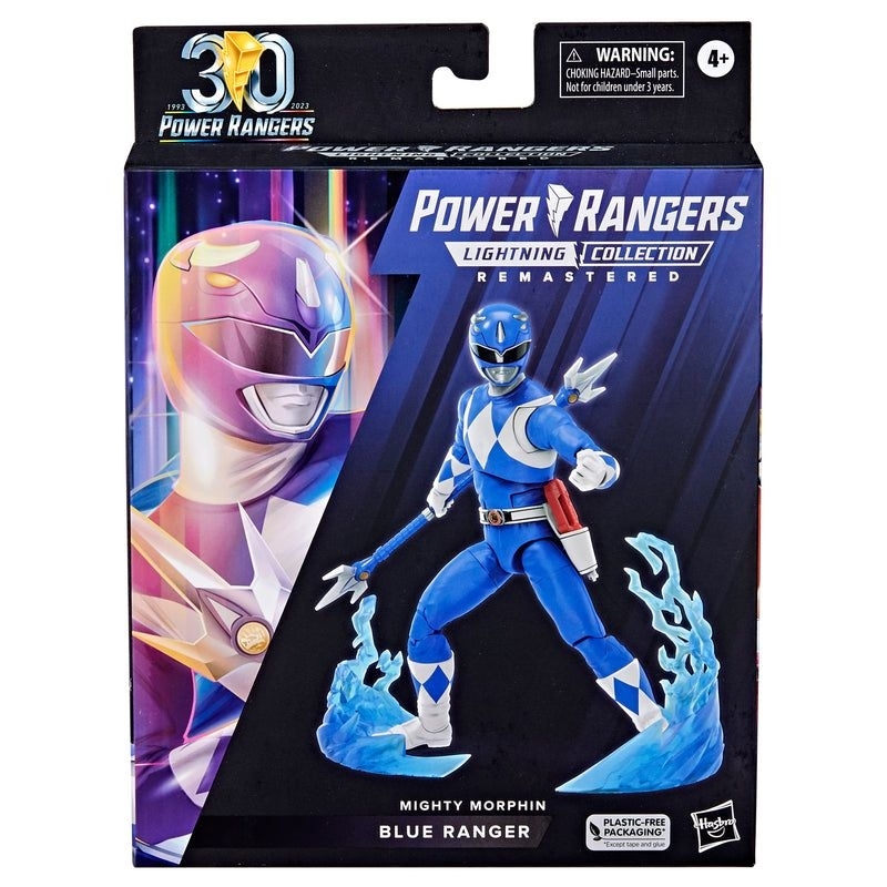 Power Rangers Lightning Collection Remastered Mighty Morphin Blue ...