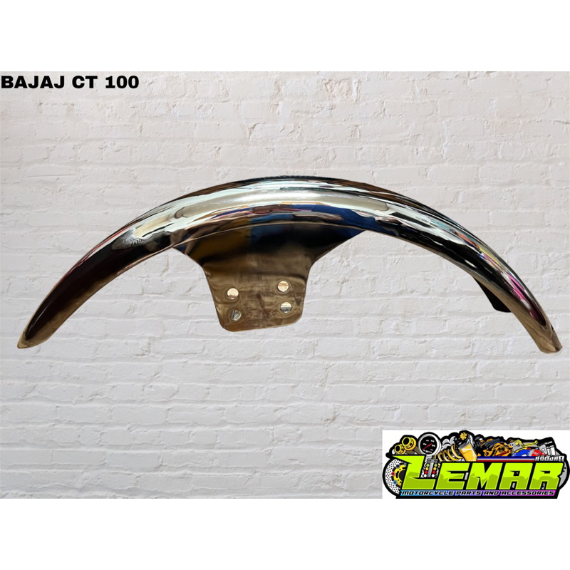 KAWASAKI BAJAJ CT100 CT125 BOXER CT150 FRONT FENDER TAPALODO STAINLESS STEEL Shopee Philippines