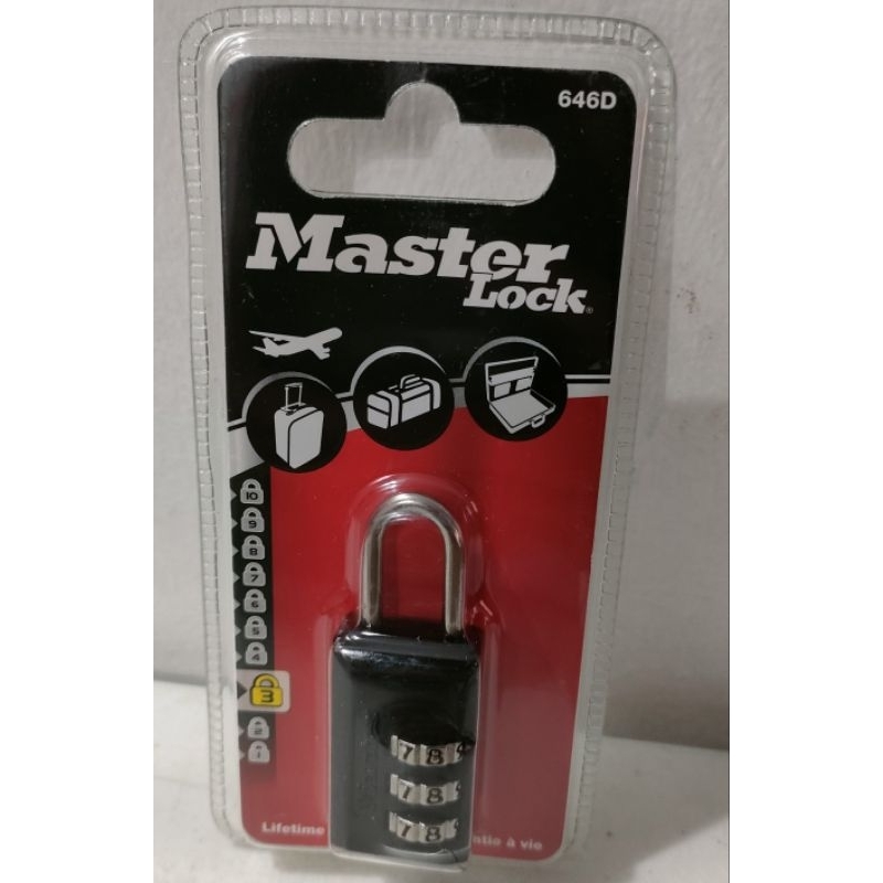 Master Lock Combination Padlock Resetable 646D 20mm Shopee Philippines