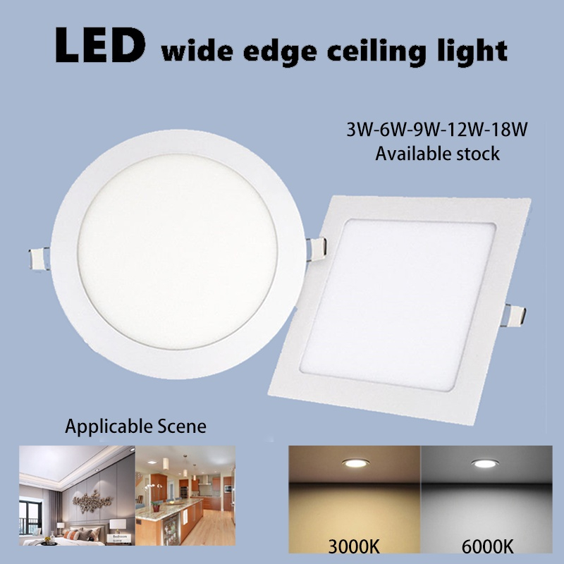 Recessed LED Pin light Ceiling Light Round and Square Down light led ...