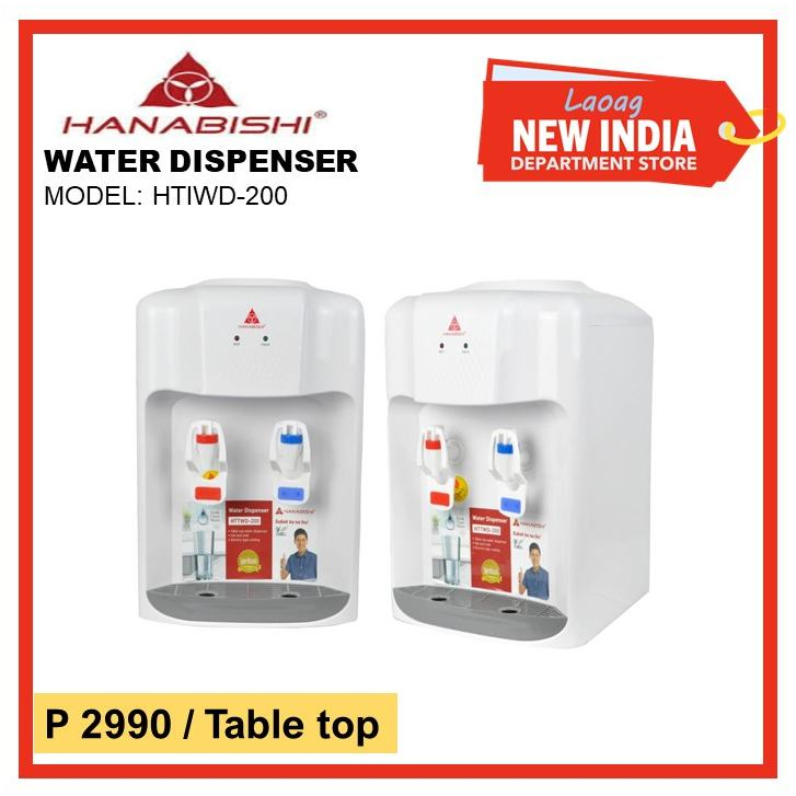 HANABISHI WATER DISPENSER (HTTWD200) Shopee Philippines