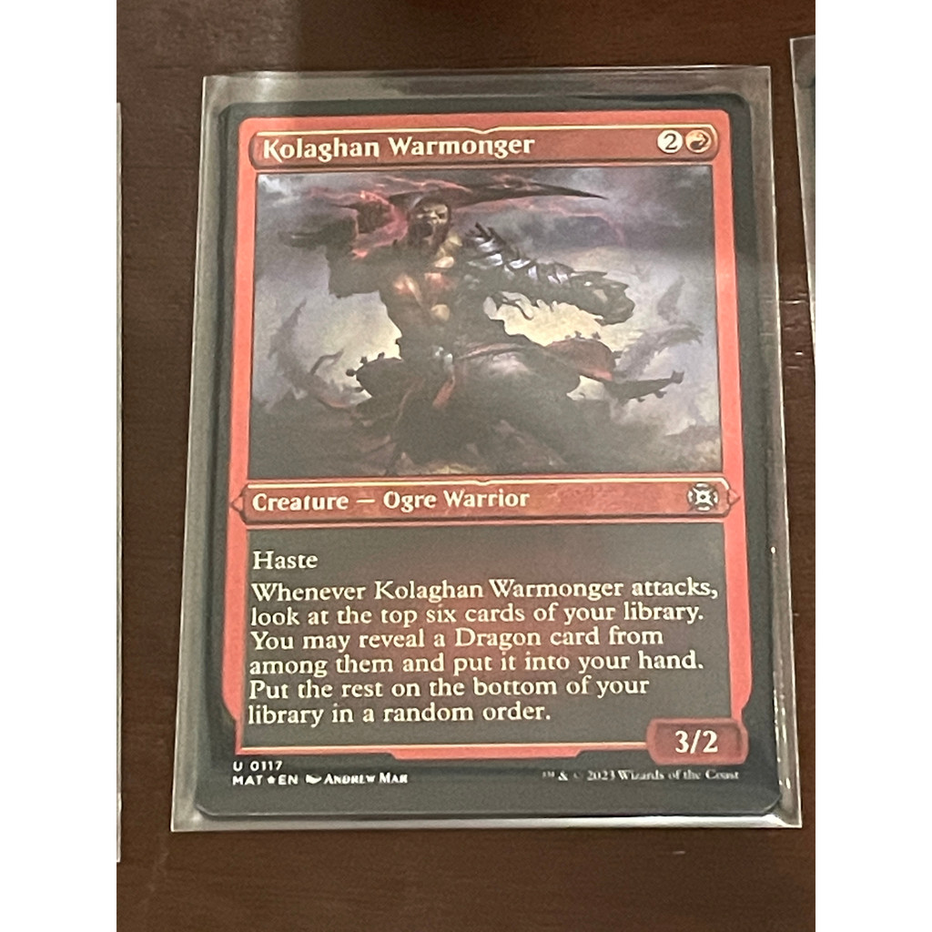 Kolaghan Warmonger (Foil Etched) - March of the Machine: The Aftermath ...