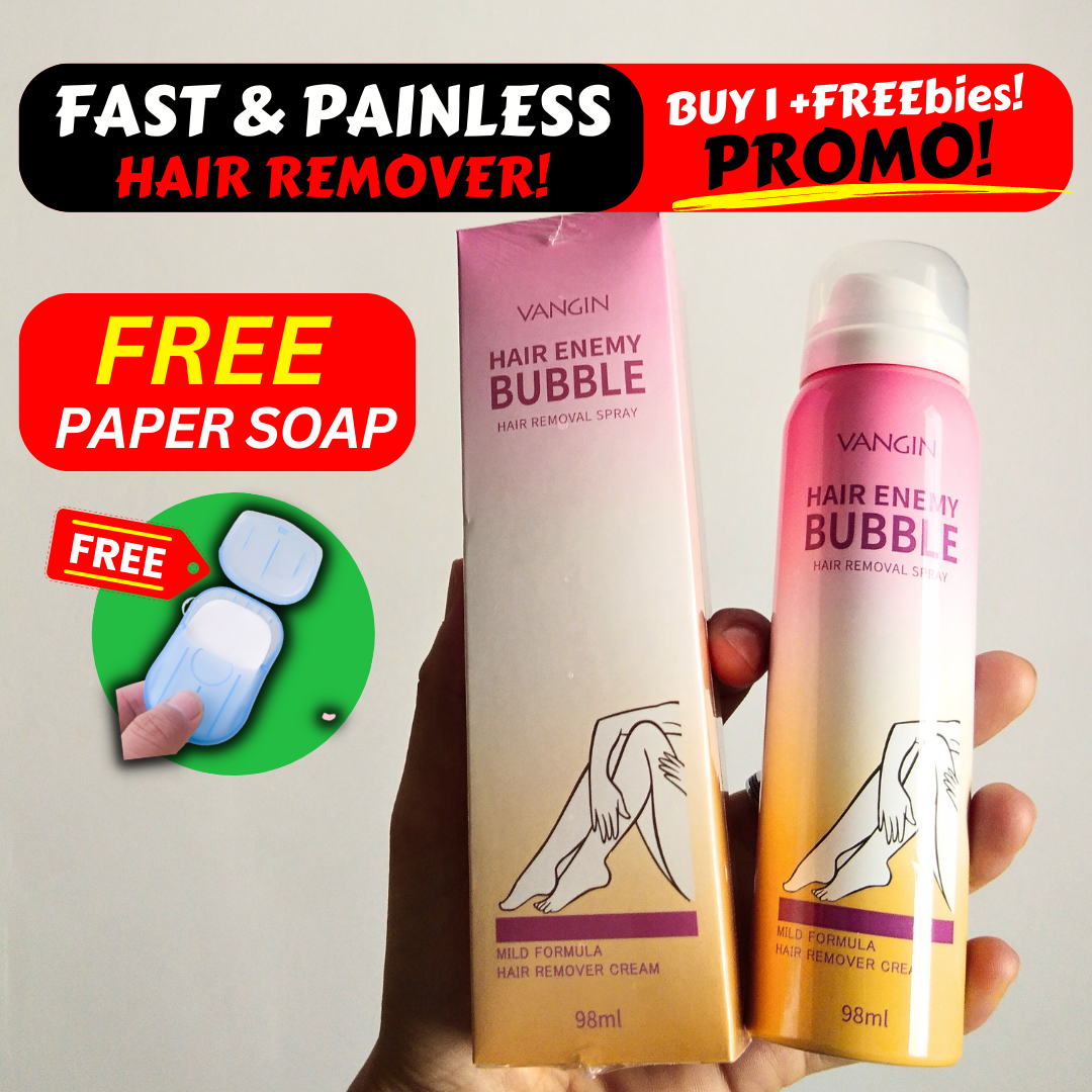Painless Hair Removal Spray Foam Depilatory Bubble Spray Hair Enemy