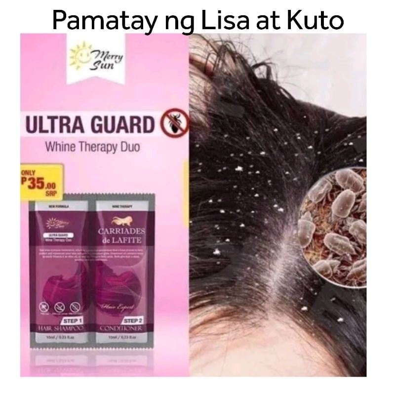 Ultra Guard Wine Theraphy Duo Shampoo Head Lice (KUTO / LISA) Shampoo
