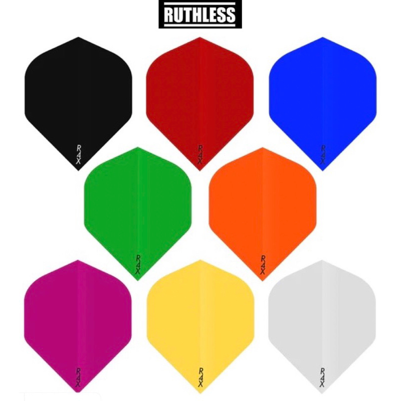 Ruthless - Ruthless R4X - Transparent - Dart Flights - 100 Micron -Std ...