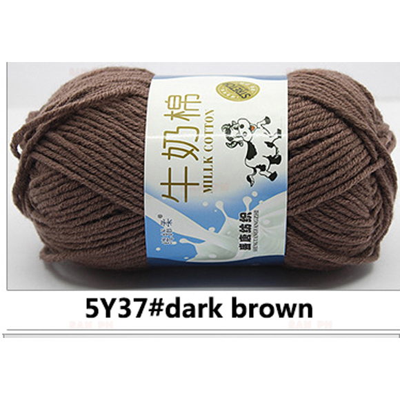 【2023 New Color】5ply 50g Yarn Milk Fiber Knitting Wool Crochet Yarn ...