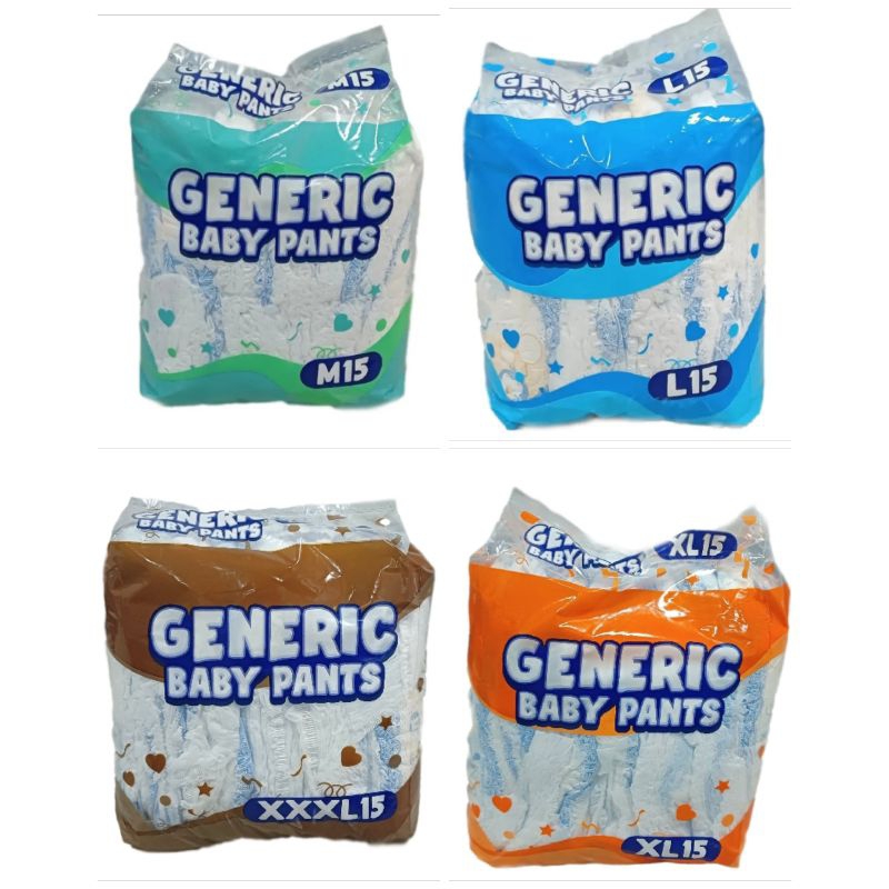 Generic Baby Diaper Pants 15pcs Shopee Philippines