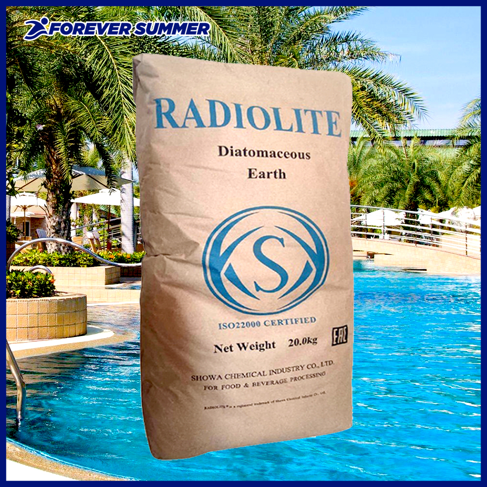Radiolite DE Filter Powder for Swimming Pool 20kg Same as Dicalite DE