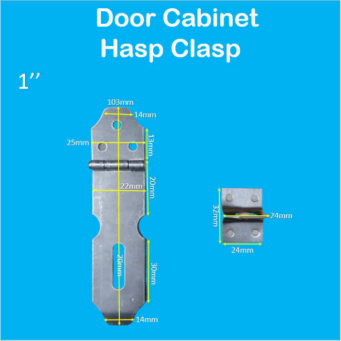 Toyu Stainless Door Hasp Clasp Shopee Philippines