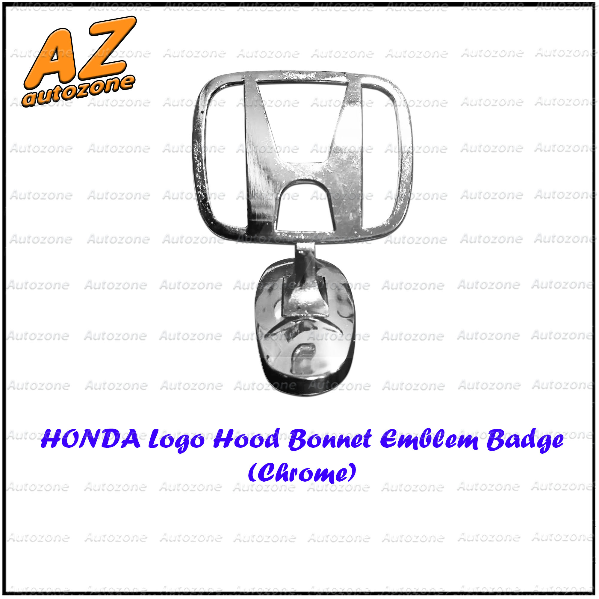 HONDA LOGO Hood Bonnet Emblem Badge for Car Hood (Chrome) | Shopee ...