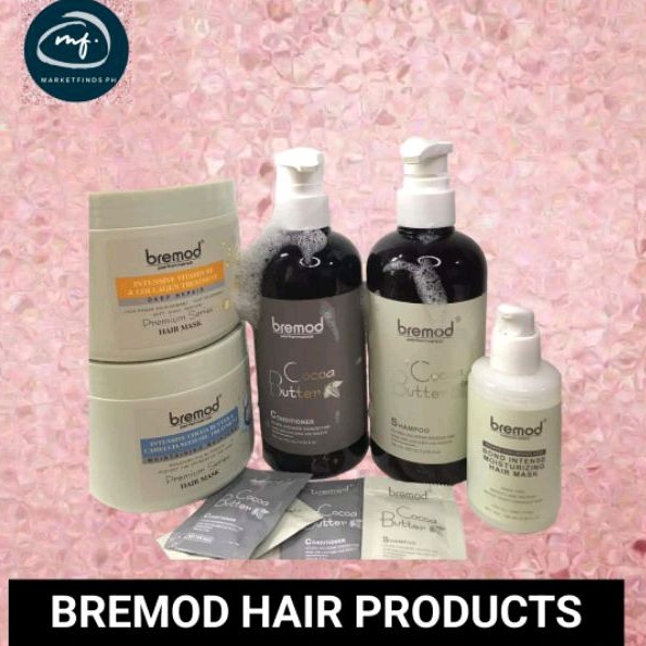 BREMOD SHAMPOO AND CONDITIONER RINSE FREE HAIR MASK AND HAIR