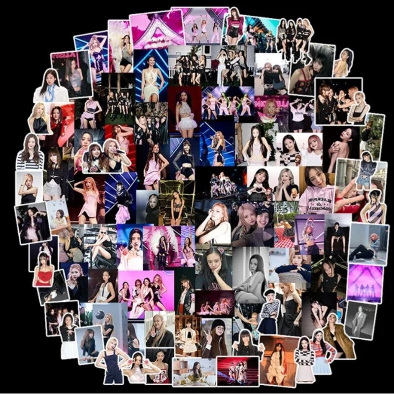 5Pcs KPOP BLACKPINK X OREO Theme BP Photocards ROSÉ JISOO LISA JENNIE Lomo Card