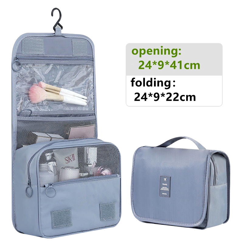 Toiletry Large Bag Hanging Cosmetic Storage Make Up Travel Pouch Waterproof Organizer Washbag LE ...