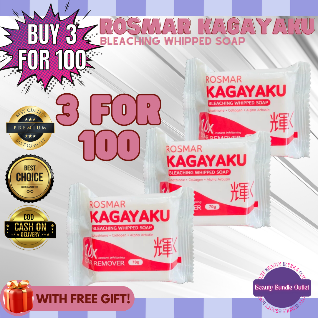 Bbo 100 Original Rosmar Kagayaku Bleaching Whipped Soap 10x Instant