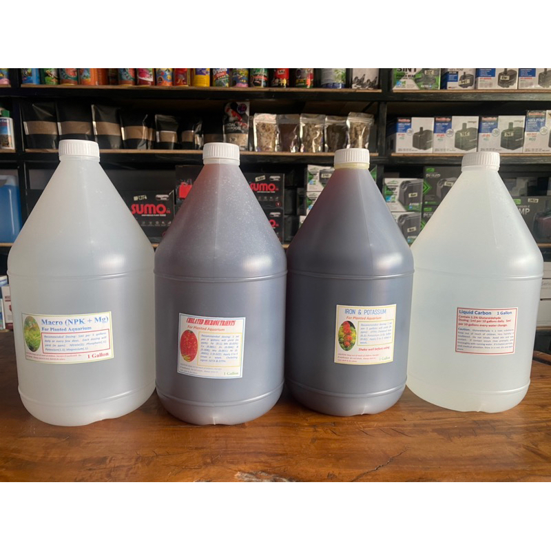 Aquarium Liquid Fertilizer (by Ed Cruz) Macro Micro Iron&Potassium