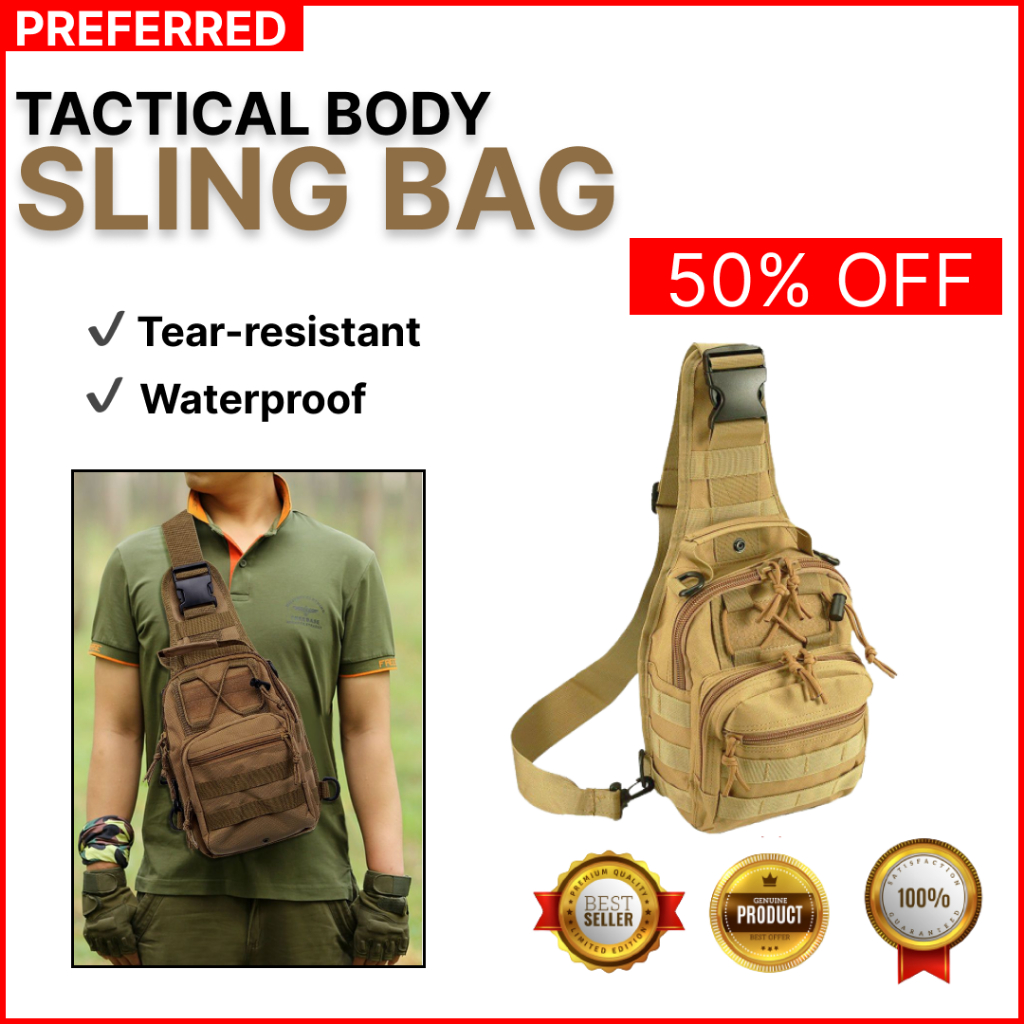 Tactical chest bag shopee hotsell