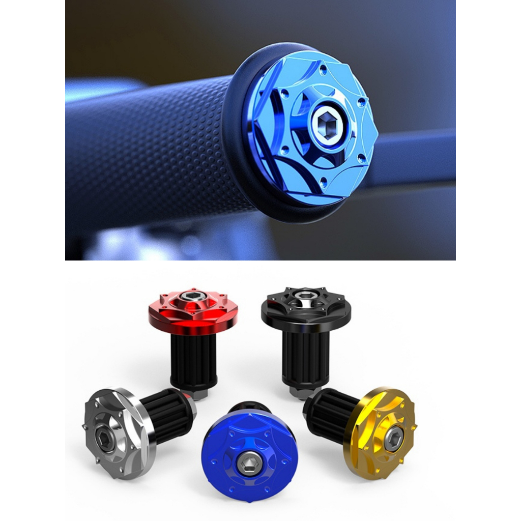 2023 New Motorcycle bar end Motorcycle decoration handle plug grip stop ...