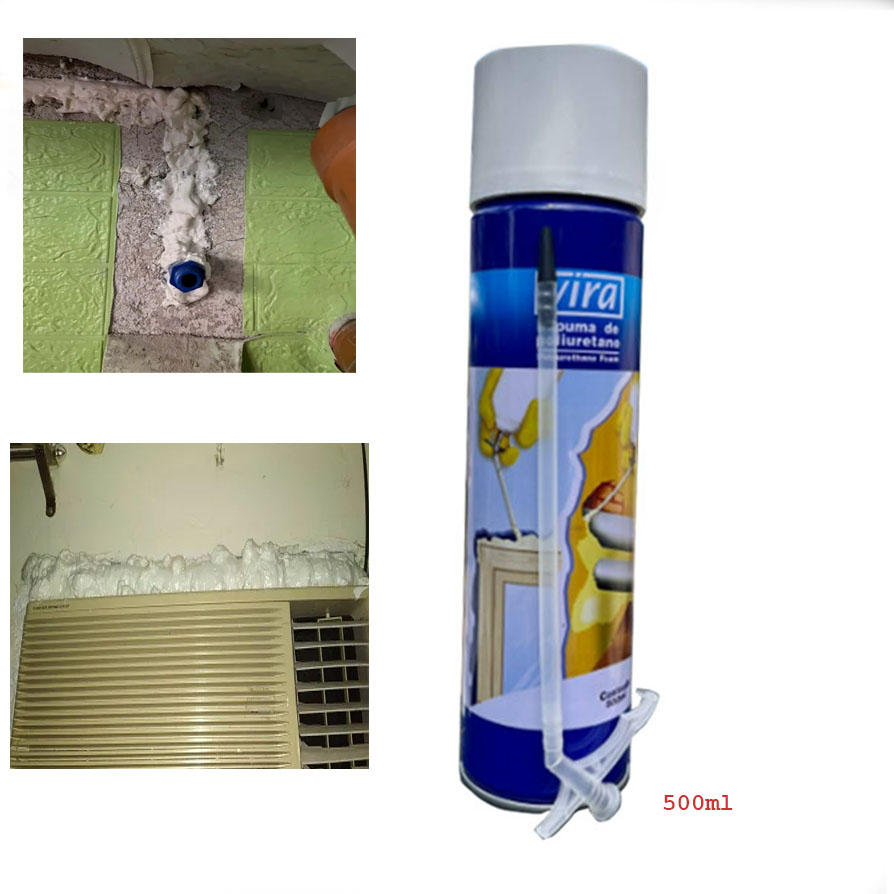 500ml Expanding Foam Sealant Spray Fills Cracks And Joints Polyurethane
