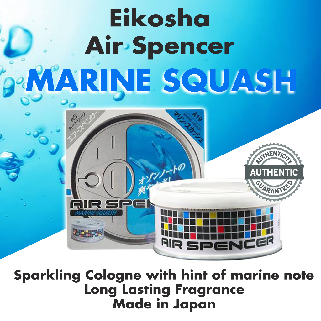 Eikosha Air Spencer Car Freshener Marine Squash 100% Authentic and ...