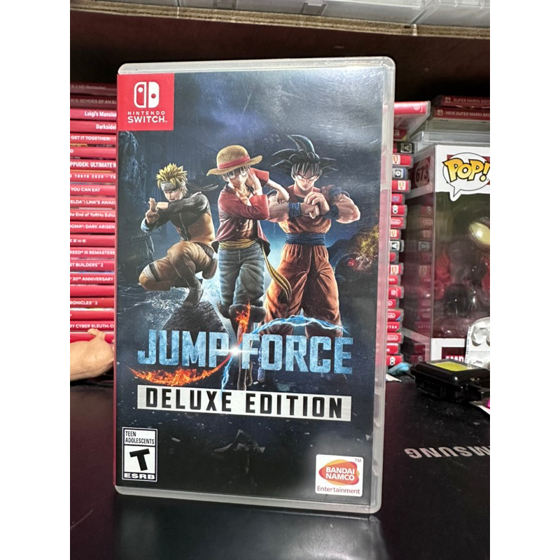 Nintendo Switch Game Jump Force Deluxe Edition USED Printed Cover Art Shopee Philippines