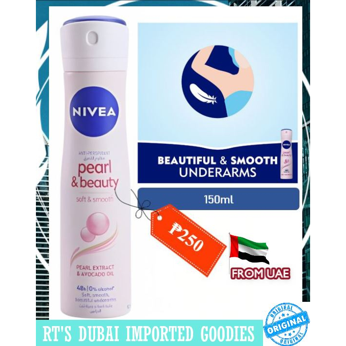 Nivea AntiPerspirant Women Deodorant 150ml Soft, Smooth, Beautiful