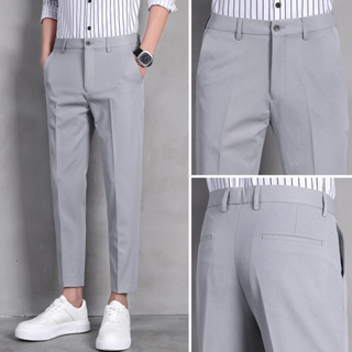 CherryLi Office Slack casual pants high waist slim straight formal